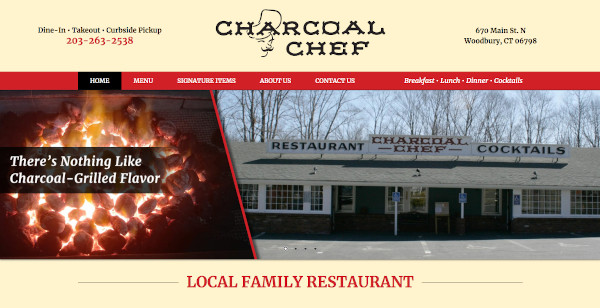 Charcoal Chef Home Page